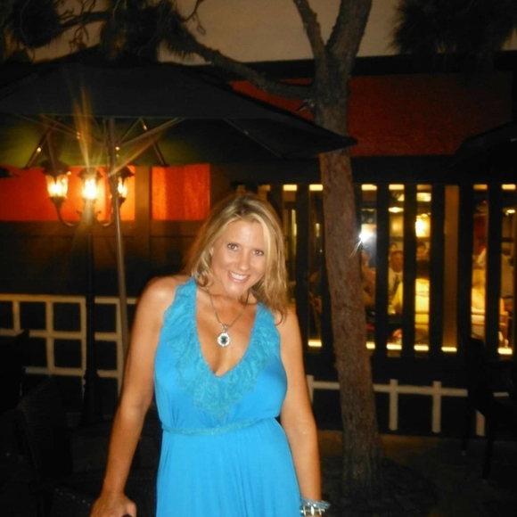 Turquoise  stunning sundress - Picture 1 of 5